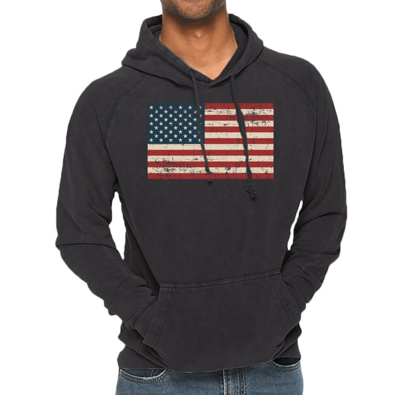 American Flag Vintage Hoodie | Artistshot