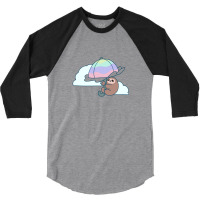 Parasol Sloth 3/4 Sleeve Shirt | Artistshot