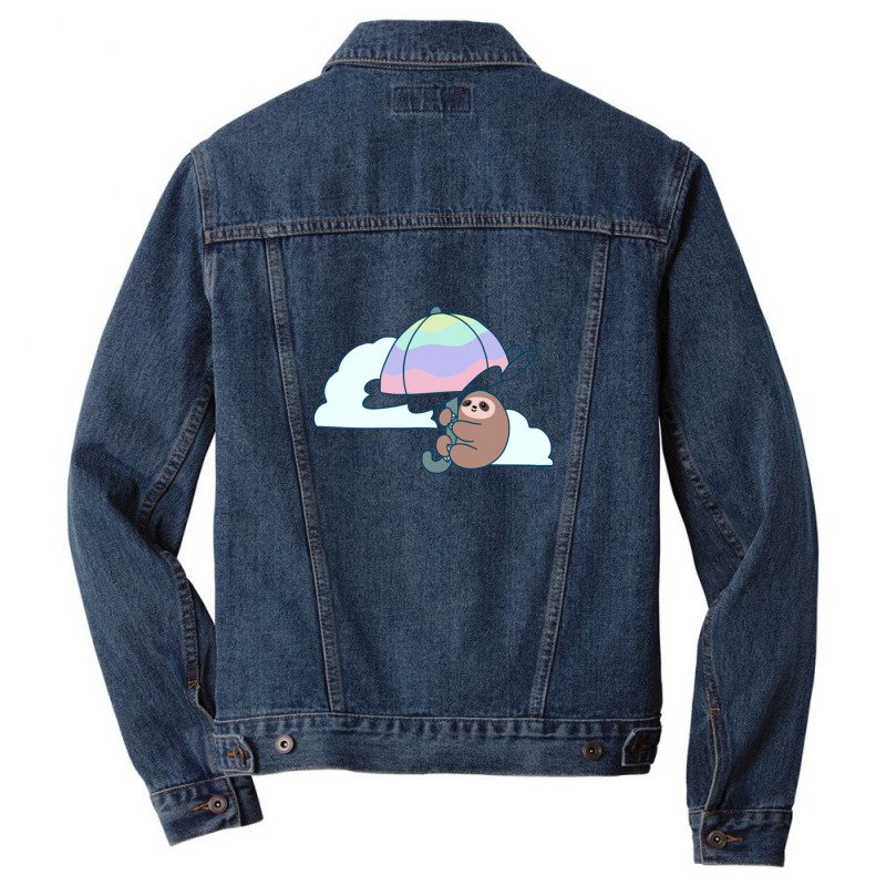 Parasol Sloth Men Denim Jacket by BLACKSTONE | Artistshot