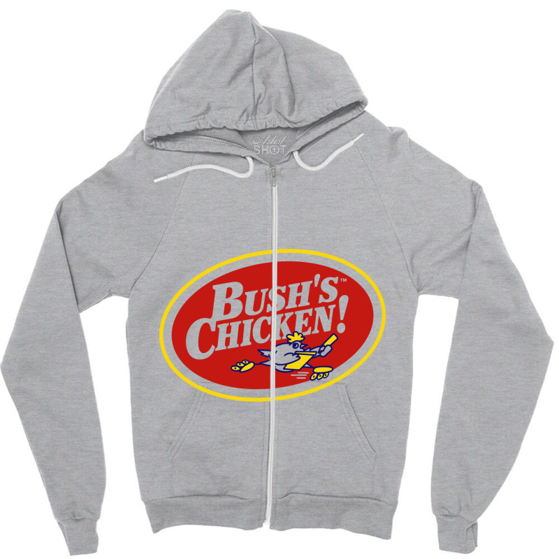 Resto Bush's Chicken Zipper Hoodie | Artistshot