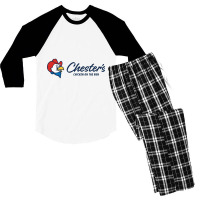 Chicken On The Run Men's 3/4 Sleeve Pajama Set | Artistshot