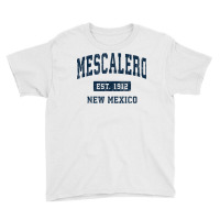 Mescalero New Mexico Nm Vintage Athletic Sports Design T Shirt Youth Tee | Artistshot