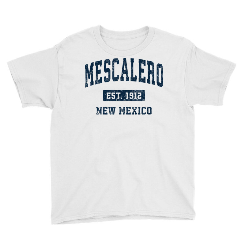 Mescalero New Mexico Nm Vintage Athletic Sports Design T Shirt Youth Tee by yodishsaraveks | Artistshot