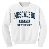 Mescalero New Mexico Nm Vintage Athletic Sports Design T Shirt Youth Sweatshirt | Artistshot