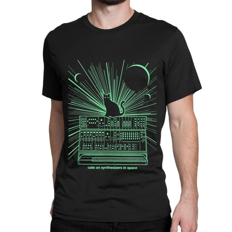 Cats On Synthesizers In Space T Shirt Classic T-shirt | Artistshot