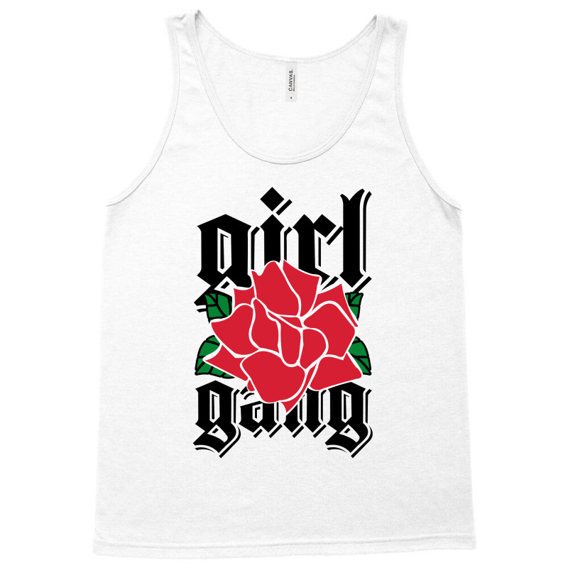 Rose Girl Gang For Light Tank Top by autlu2024 | Artistshot