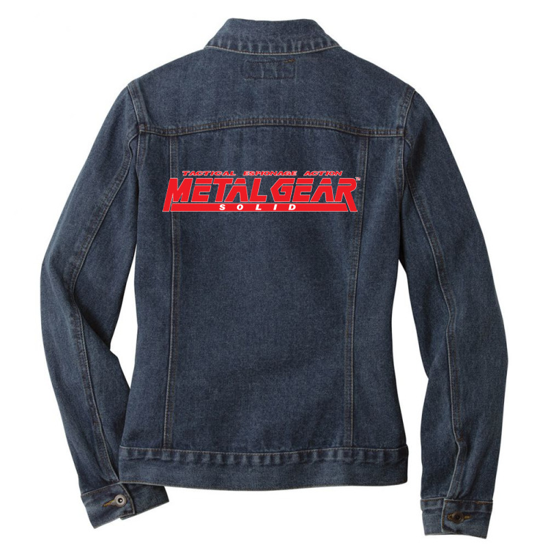 Metal Gear Solid Ladies Denim Jacket by johnHarlow | Artistshot