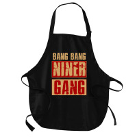 Bang Bang Niner Gang Football Cool Long Sleeve Medium-length Apron | Artistshot