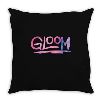 Gloom Symbol Youtube Watercolor Throw Pillow Designed By Sengul