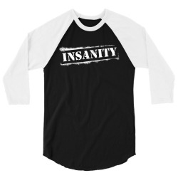 insanity challenge 3/4 Sleeve Shirt | Artistshot