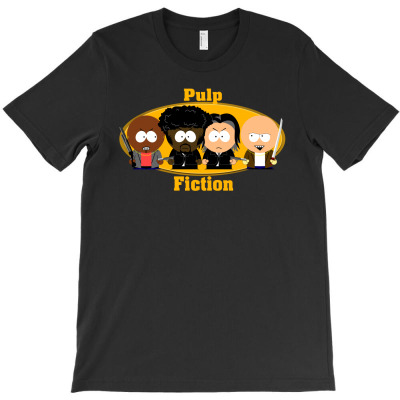 Pulp Fiction South Park T-shirt Designed By Verdo Zumbawa
