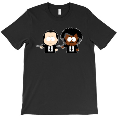 South Park  Pulp Fiction T-shirt Designed By Verdo Zumbawa