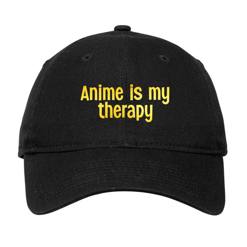 Anime Is My Therapy Adjustable Cap by Kathrin Sutter | Artistshot