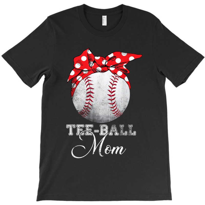 Baseball Headband Teeball Mom Tee Ball Mother Day Mothers T Shirt T-Shirt by Great Tshirt | Artistshot