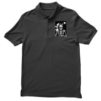 Skeleton Drinking Coffee Halloween Costume T Shirt Men's Polo Shirt | Artistshot