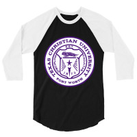 Texas Christian University 3/4 Sleeve Shirt | Artistshot