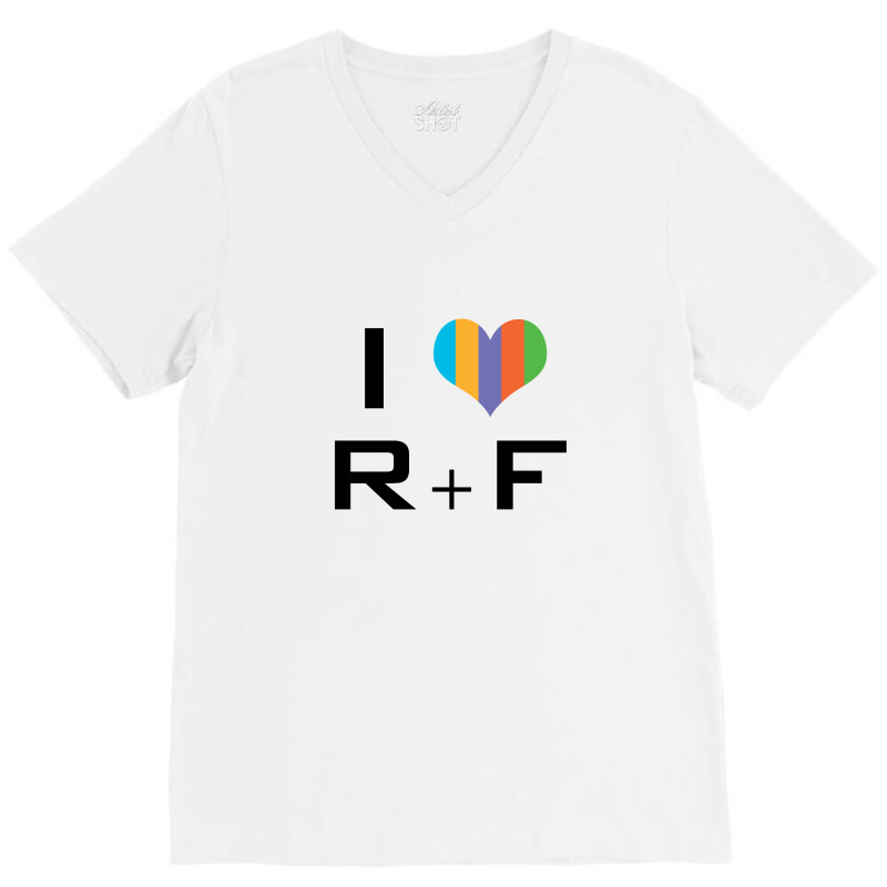 I Love Rf V-neck Tee | Artistshot