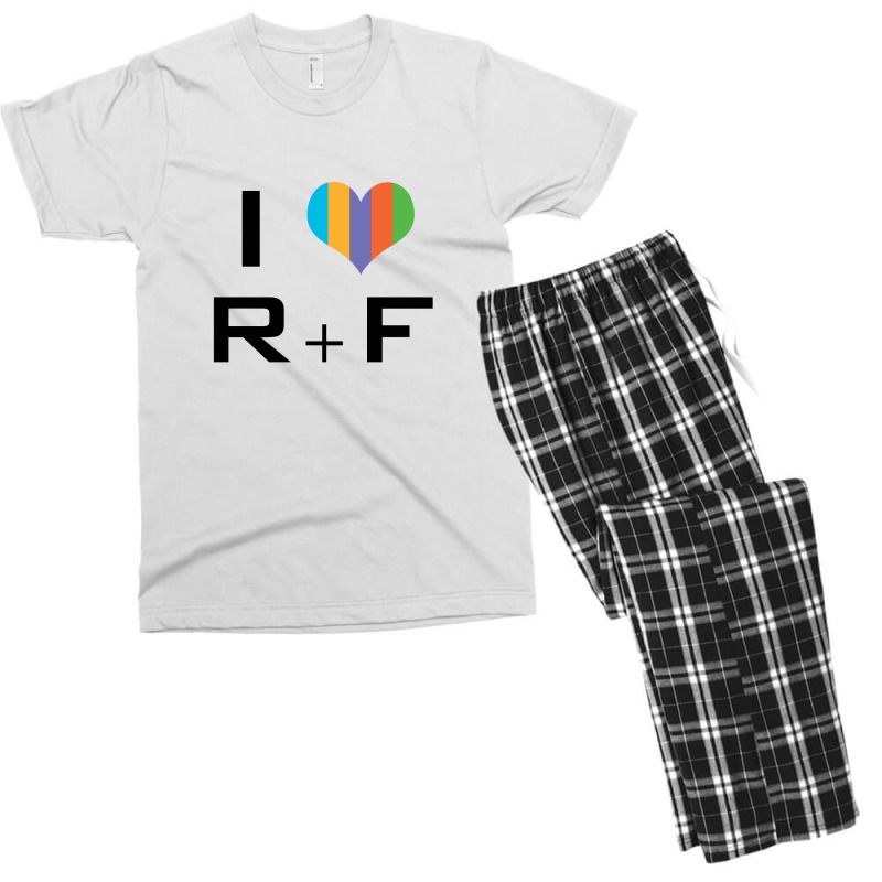 I Love Rf Men's T-shirt Pajama Set | Artistshot