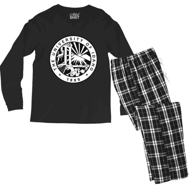 University Of Idaho Men's Long Sleeve Pajama Set | Artistshot