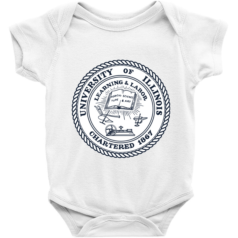 University Of Illinois Baby Bodysuit by coldstorage | Artistshot