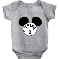 Thing 2 Ears Baby Bodysuit | Artistshot