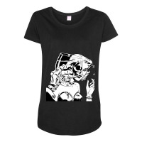 Vintage Retro Scream For Mens Womens Maternity Scoop Neck T-shirt | Artistshot