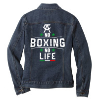 Canelo Alvarez World Champion Boxing Ladies Denim Jacket | Artistshot