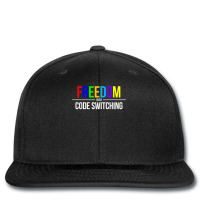 Freedom Over Code Switching Rainbow T Shirt Printed Hat | Artistshot