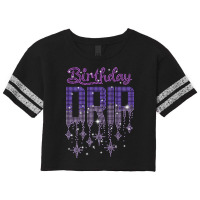 Woman Birthday Dripping Rhinestone For Girl For Mom Vintage Premium T Scorecard Crop Tee | Artistshot