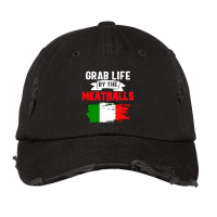 Funny Meatballs, Italian Humor Vintage Cap | Artistshot