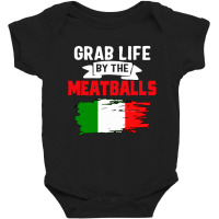 Funny Meatballs, Italian Humor Baby Bodysuit | Artistshot