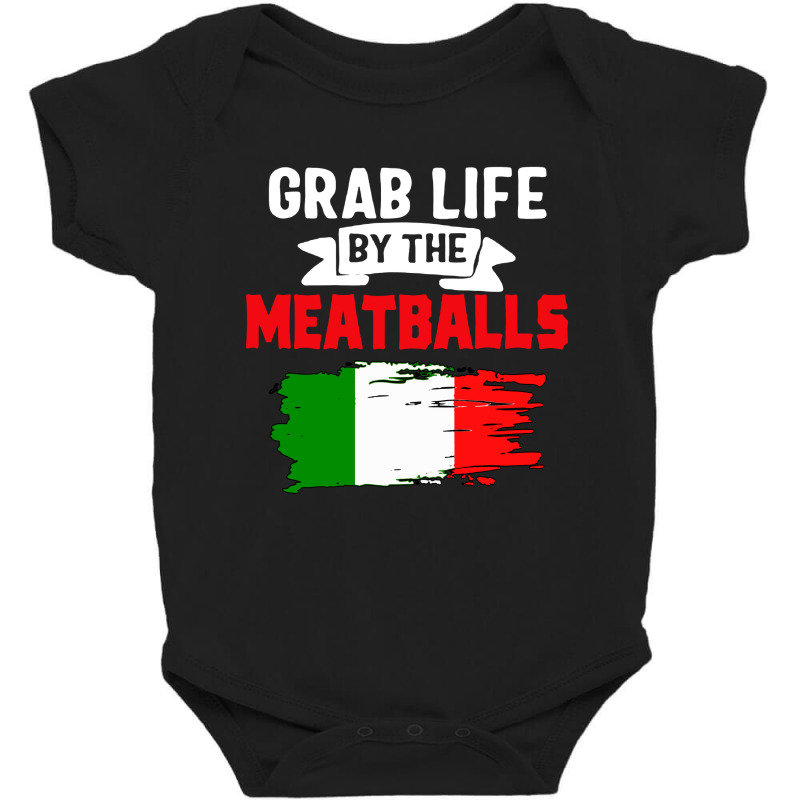 Funny Meatballs, Italian Humor Baby Bodysuit by MickeyMouse | Artistshot