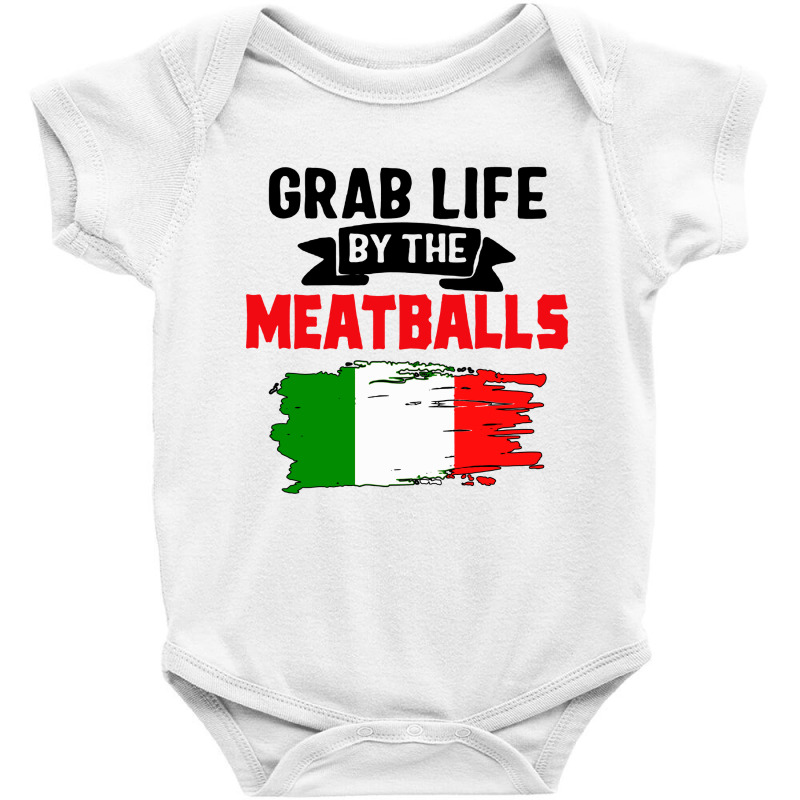 Funny Meatballs, Italian Humor Baby Bodysuit by MickeyMouse | Artistshot