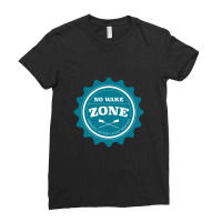 No Wake Zone Rowing Club Ladies Fitted T-shirt | Artistshot