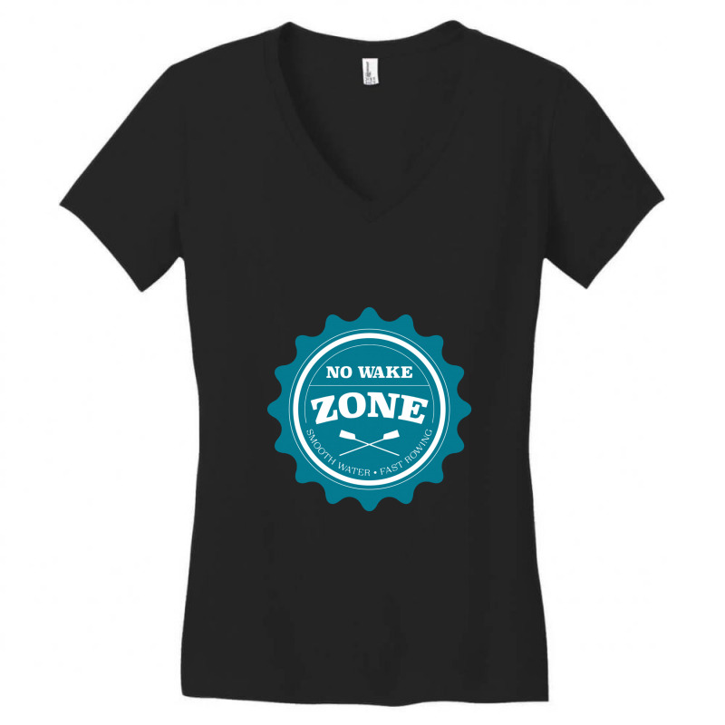 No Wake Zone Rowing Club Women's V-Neck T-Shirt by earlrhea | Artistshot