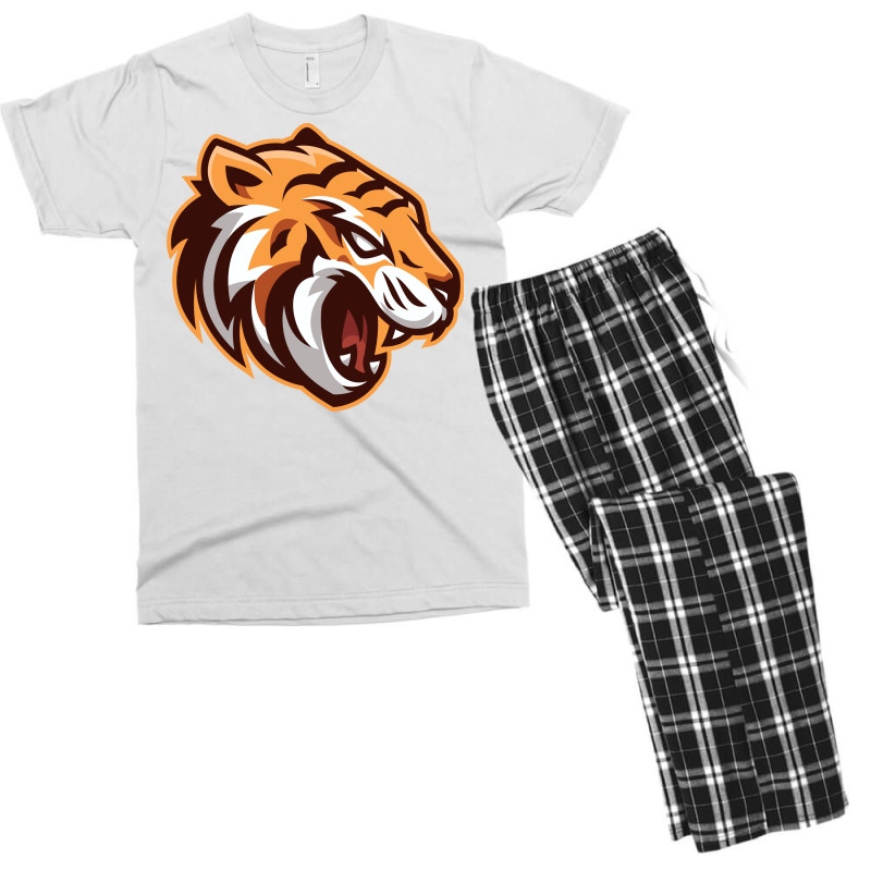 Tiger Vector Men's T-shirt Pajama Set | Artistshot