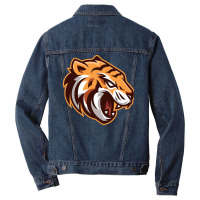 Tiger Vector Men Denim Jacket | Artistshot