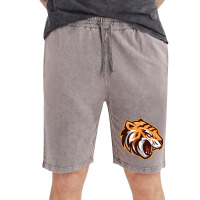 Tiger Vector Vintage Short | Artistshot