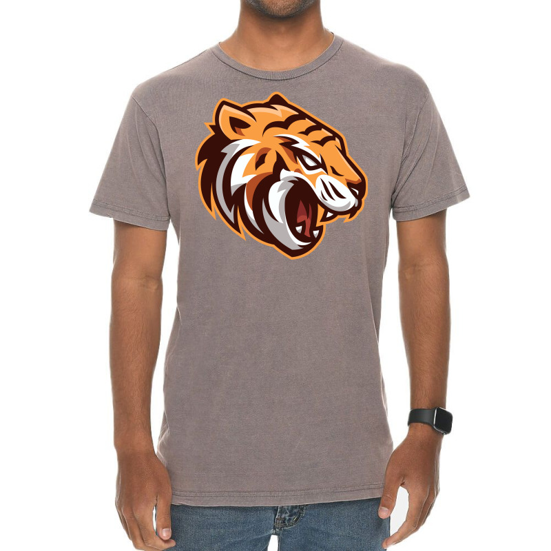 Tiger Vector Vintage T-shirt | Artistshot