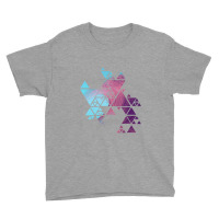 Geometric Wave Collage Youth Tee | Artistshot