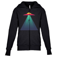 Abduct Me Please Ufo Youth Zipper Hoodie | Artistshot