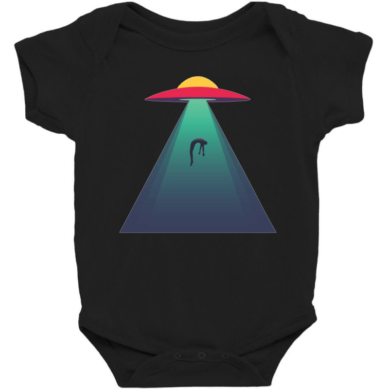 Abduct Me Please Ufo Baby Bodysuit by hillarybernard | Artistshot