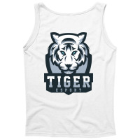 Tiger White Vector Tank Top | Artistshot