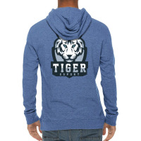 Tiger White Vector Lightweight Hoodie | Artistshot