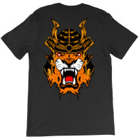 Samurai Tiger Vector T-shirt | Artistshot