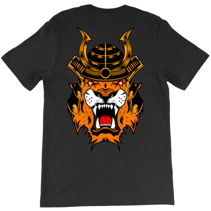 Samurai Tiger Vector T-shirt | Artistshot