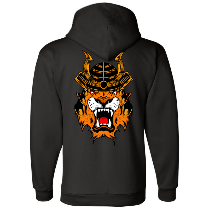 Samurai Tiger Vector Champion Hoodie | Artistshot