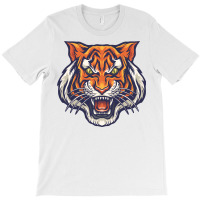 Angry Tiger Vector T-shirt | Artistshot