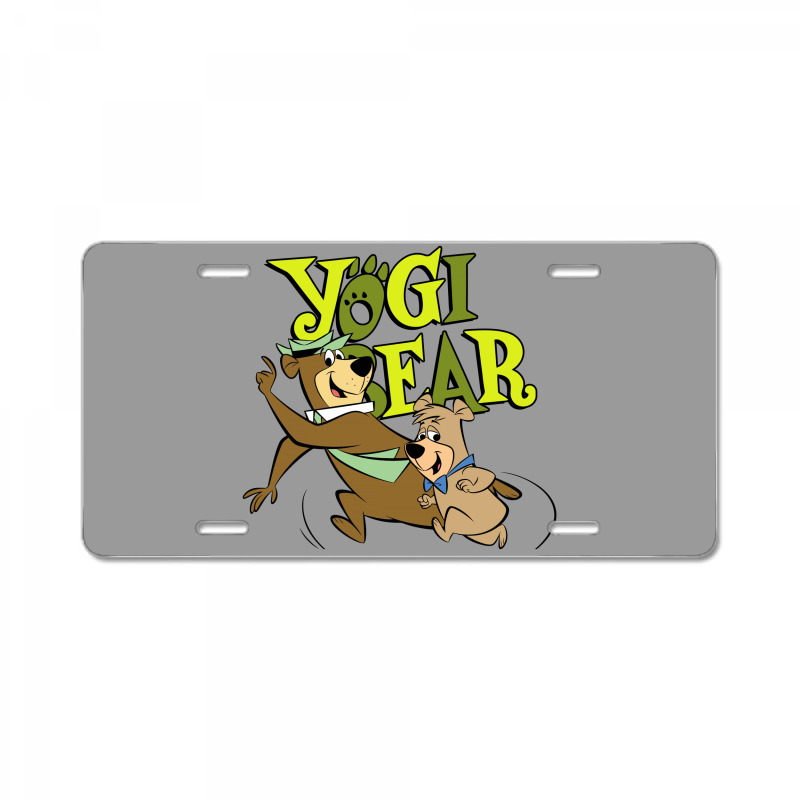 Yogi Bear Aluminum Novelty Car License Plate 