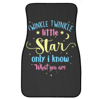 Twinkle Twinkle Little Star Gender Reveal Party Baby Shower Front Car Mat | Artistshot